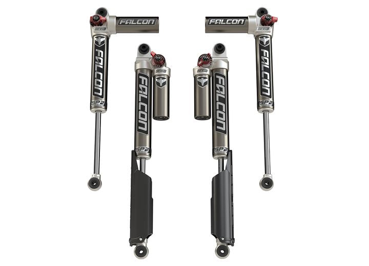 JLU 4-DOOR FALCON SP2 3.3 FAST ADJUST PIGGYBACK SHOCKS(0-1.5IN LIFT)-ALL 4