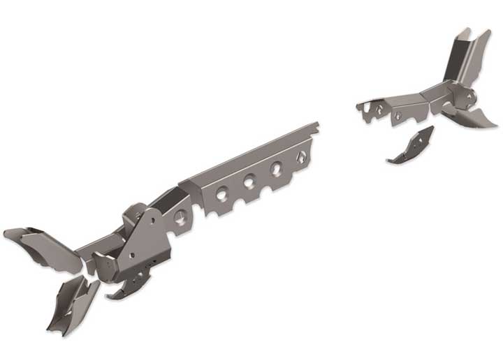 JK APEX FRONT AXLE ARMOR KIT D44 - RAISED TRACBAR