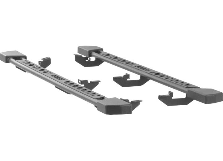 07-C WRANGLER JEEP 4 DOORROCKER STEPS BLACK POWDERCOAT