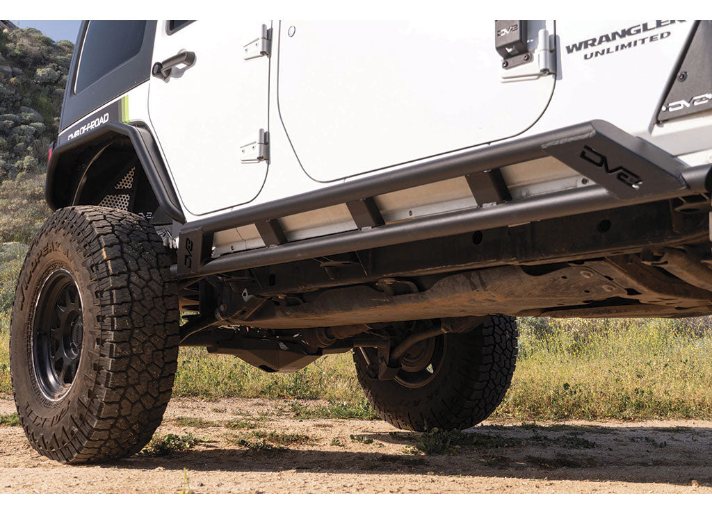 07-18 WRANGLER 4DR ROCK SLIDERS