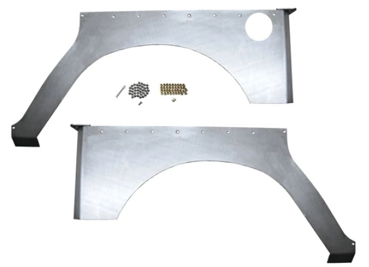 JEEP JKU 2007-2018 REAR ROCKSKIN BUILDER ARMOR CORNERS, 4 DOOR