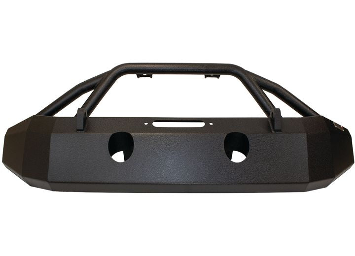 18-C WRANGLER/20-C GLADIATOR MID-WIDTH FRONT WINCH BUMPER BLACK TEXTURED POWDER COAT STEEL