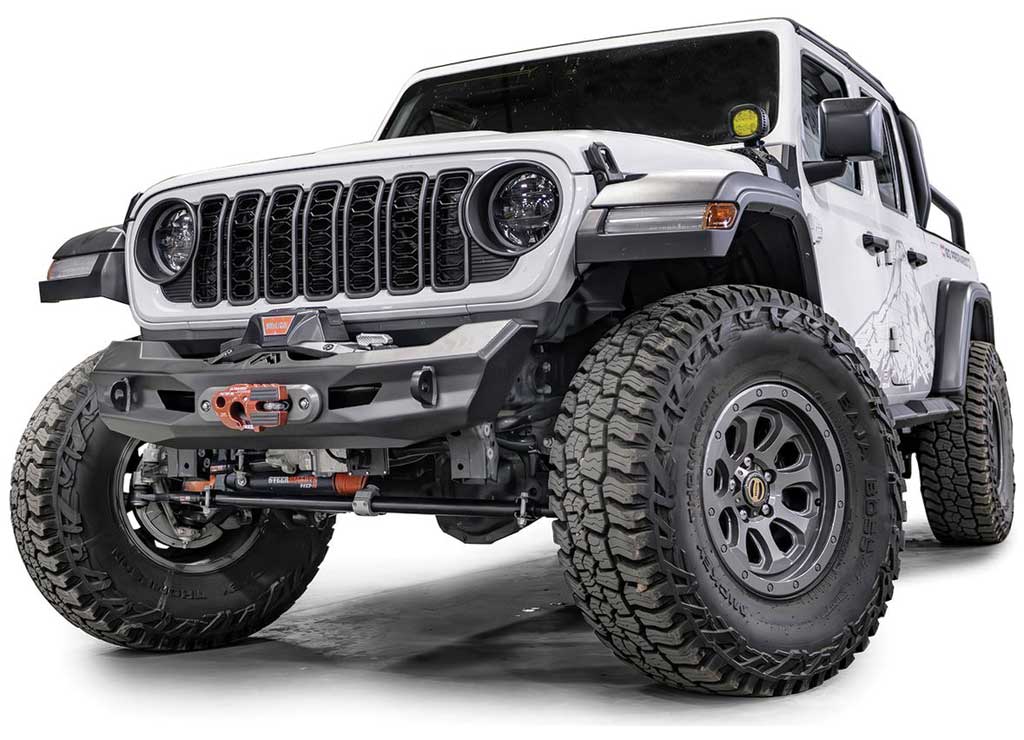 18-C WRANGLER JL/JT PREMIUM FRONT GHOST STUBBY BUMPER W/NO GUARD MATTE