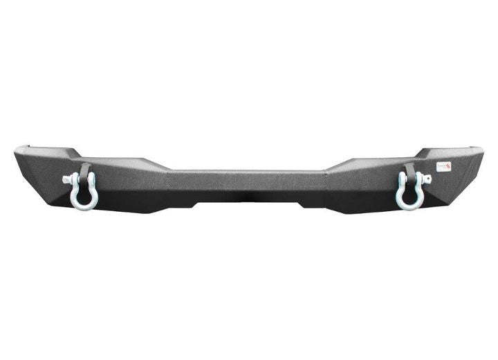 07-18 WRANGLER MAKO REAR BUMPER 2-STAGE BLACK TEXTURED POWDER COAT STEEL