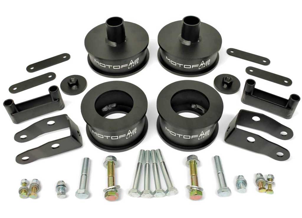 07-18 WRANGLER 2.5IN FRONT 2IN REAR FULL LIFT KIT WITH SHOCK EXTENDER
