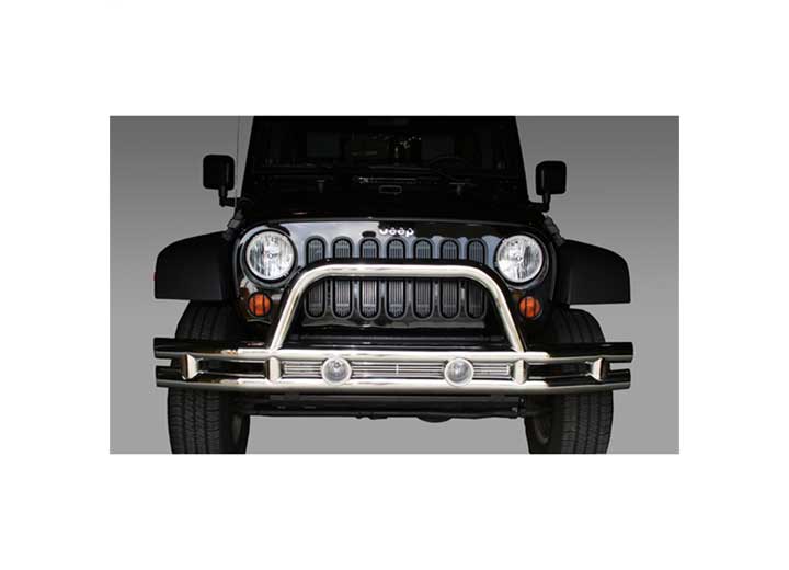 TUBE BUMPER FRONT STAINLESS STEEL JK 07-16 WRANGLER