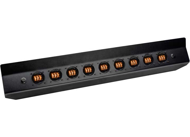 18-C WRANGLER/20-C GLADIATOR SKID PLATE W/INTEGRATED LED EMITTERS AMBER LENS