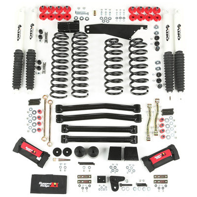 Rugged Ridge 4 in Suspension Lift Kit for Jeep Wrangler JK and JK Unlimited (2007-2018)