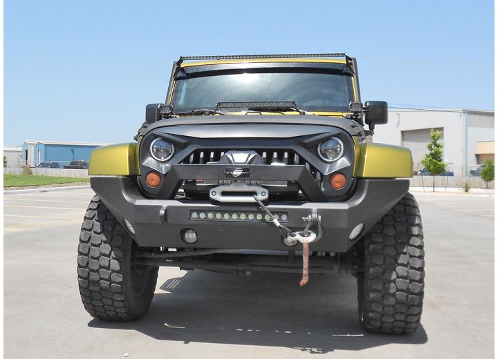 07-C WRANGLER TEXTURED BLACK FRONT BUMPER