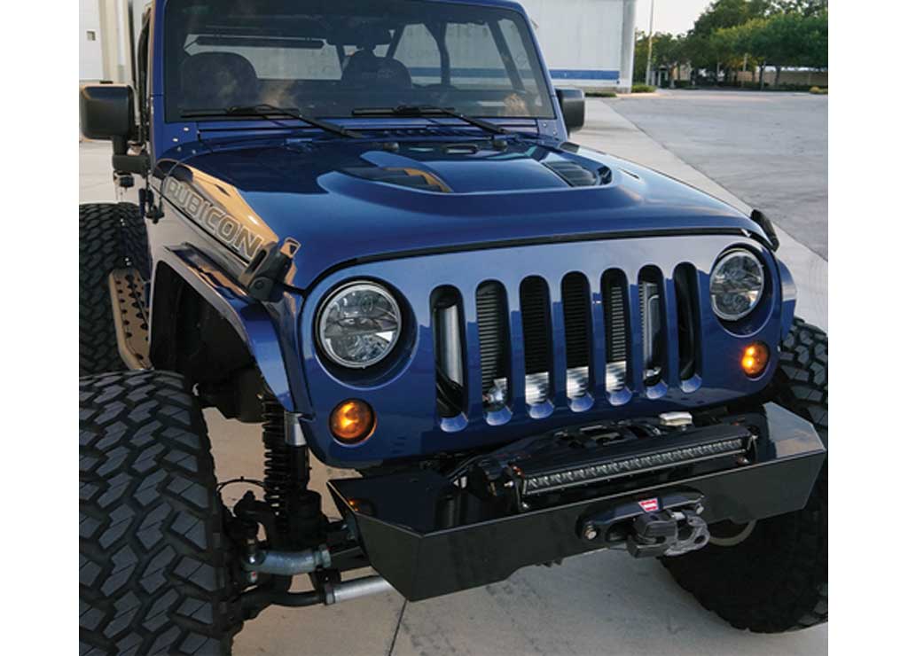 07-18 WRANGLER KRAWLER LITE FRONT BUMPER WITHO HOOP RAW