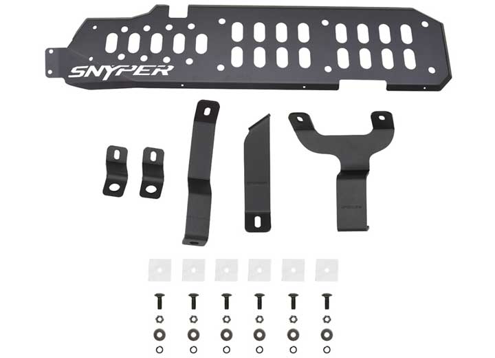 07-18 WRANGLER UNLIMITED TEXTURED BLACK GAS TANK SKID PLATE