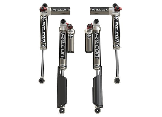 JLU 4-DOOR FALCON SP2 3.3 FAST ADJUST PIGGYBACK SHOCKS(0-1.5IN LIFT)-ALL 4