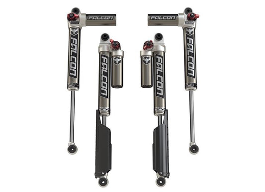 JLU 4-DOOR FALCON SP2 3.3 FAST ADJUST PIGGYBACK SHOCKS(2-4.5IN LIFT)-ALL 4
