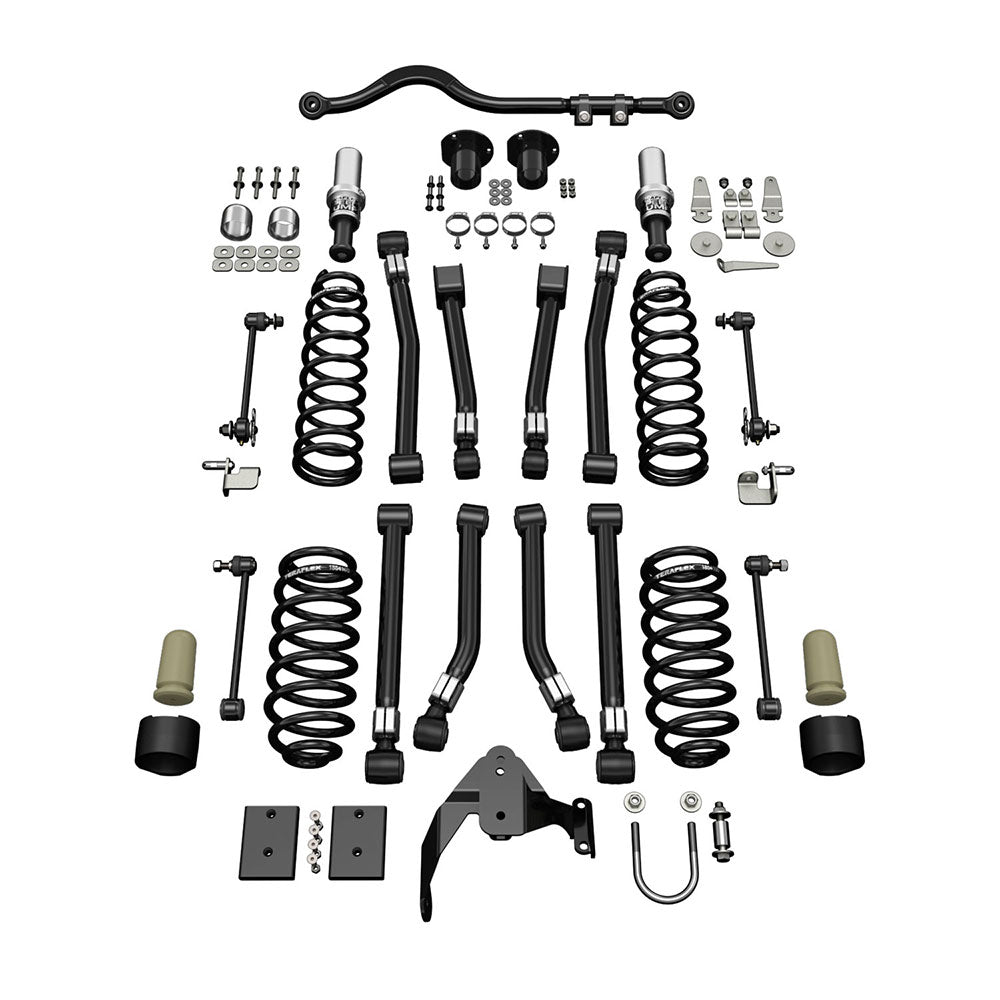 TeraFlex 3 in Alpine CT3 Short Arm Suspension System for Jeep Wrangler JK 2-Door (2007-2018)
