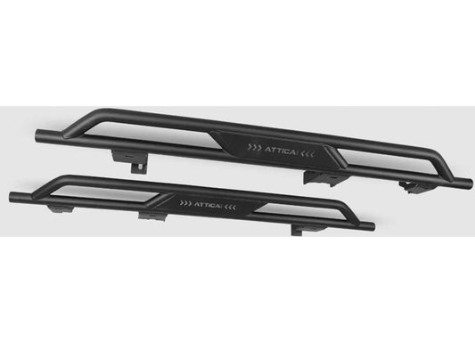 18-24 WRANGLER APEX SERIES 4DR ROCK SLIDERS-BLACK-POWDER COATED-STEEL