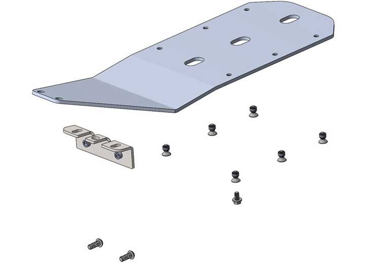 19-C WRANGLER JL SAHARA/SPORT/RUBICON ETORQUE ALUMINUM SKID BELLYPAN