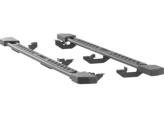 07-C WRANGLER JEEP 4 DOORROCKER STEPS BLACK POWDERCOAT