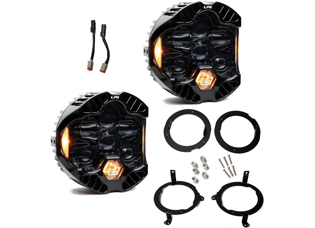 19-C WRANGLER/20-C GLADIATOR DOT LP6 HEADLIGHT KIT AMBER DRL