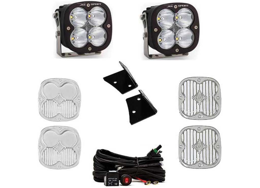 07-18 WRANGLER XL SPORT A-PILLAR KIT SPOT/CLEAR