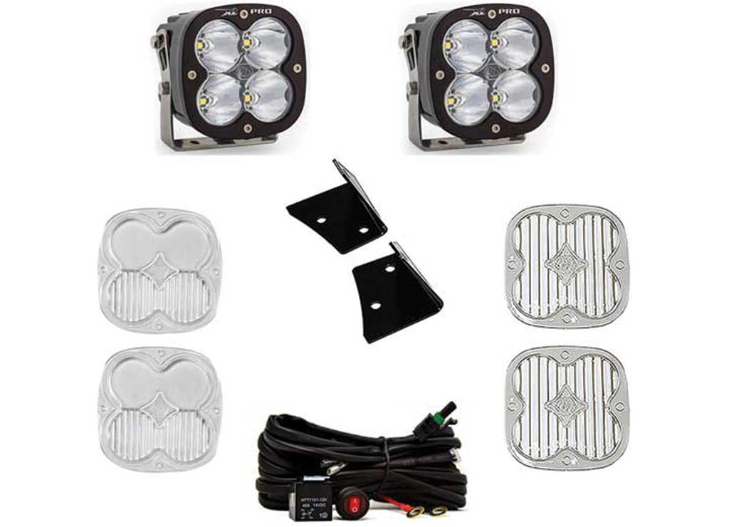 07-18 WRANGLER XL PRO A-PILLAR KIT SPOT/CLEAR