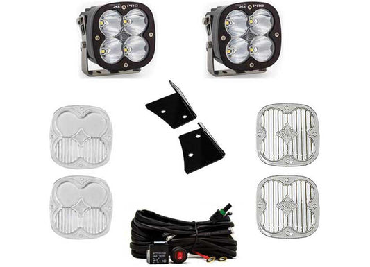07-18 WRANGLER XL PRO A-PILLAR KIT SPOT/CLEAR