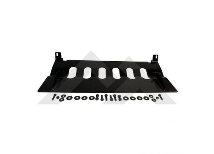 BLACK SEMI-GLOSS FRONT SKID PLATE FOR 10-18 JEEP JK WRANGLER