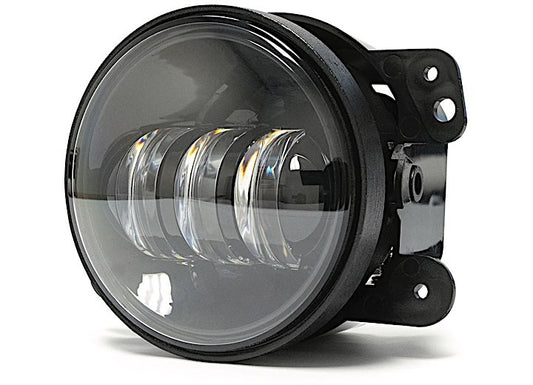 DV8 Offroad 4" LED Replacement Fog Lights (30W) — Jeep Wrangler JK (2007-2018)