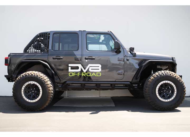 18-C WRANGLER UNLIMITED FS-15 SERIES ROCK SLIDERS BLACK