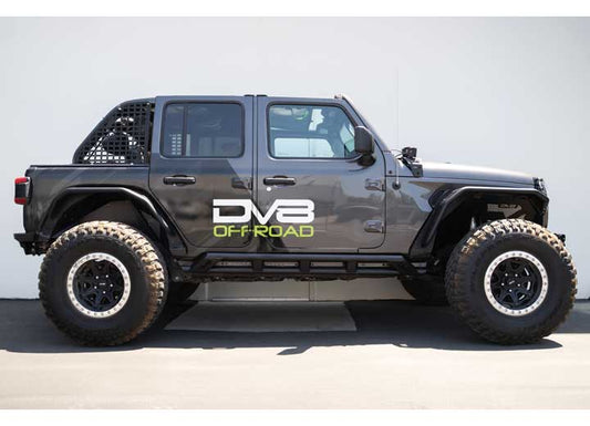 18-C WRANGLER UNLIMITED FS-15 SERIES ROCK SLIDERS BLACK
