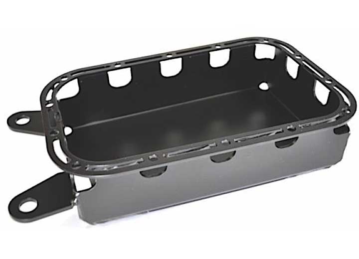 12-18 WRANGLER WITH 3.6L PENTASTAR V6 ENGINE PROTEK OIL PAN SKID PLATE BLACK POWDER COAT