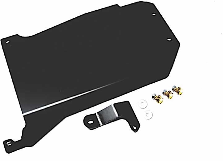 12-18 WRANGLER AUTOMATIC TRANSMISSION SKID PLATE BLACK POWDER COAT