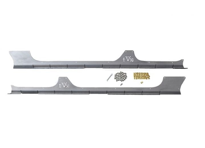 EVO MFG JLU BOMBER/ROCKER ROCKSKIN BODY PLATES, 4 DOOR PAIR