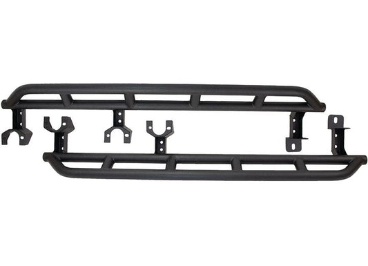 2018-19 WRANGLER JL ROCKER GUARD (4 DOOR) BLACK POWDER COAT