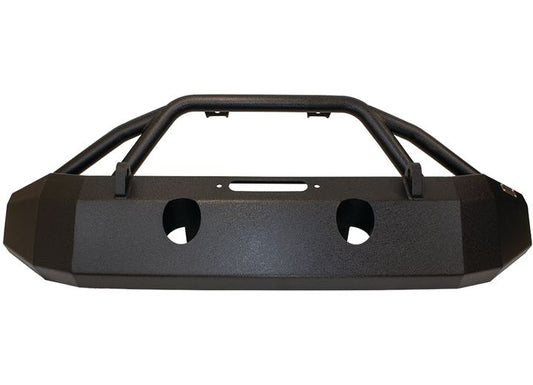 18-C WRANGLER/20-C GLADIATOR MID-WIDTH FRONT WINCH BUMPER BLACK TEXTURED POWDER COAT STEEL