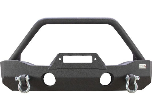 18-C WRANGLER/20-C GLADIATOR MAKO FRONT BUMPER BLACK TEXTURED POWDER COAT STEEL