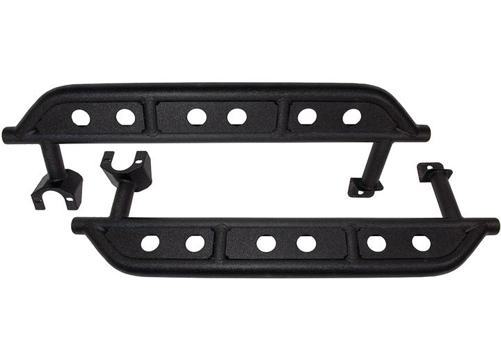 18-C WRANGLER STEP SLIDERS BLACK TEXTURED POWDER COAT STEEL