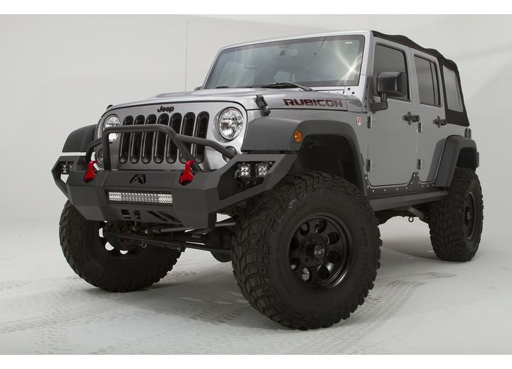 07-18 WRANGLER VENGEANCE FRONT BUMPER W/PRE-RUNNER GUARD MATTE BLACK
