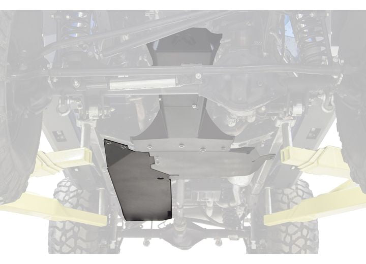 07-18 JEEP JK UNLIMITED GAS TANK SKIDPLATE MATTE BLACK