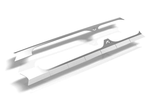 18-C JEEP WRANGLER JL 4DR ROCKER BODY CLADDING- ALUMINUM