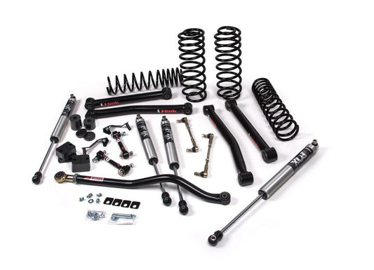 JKS J-Konnect 2.5" Lift Kit w/ FOX 2.0 Performance Shocks — Jeep Wrangler JL 4-Door Diesel (2020-2024)