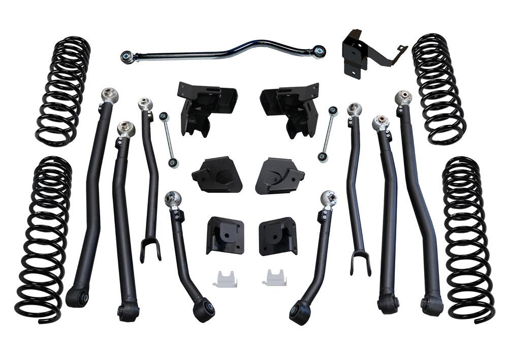 Superlift 4 in Long Arm Lift Kit with Shadow Shocks for Jeep Wrangler JK Unlimited 4-Door (2007-2018)