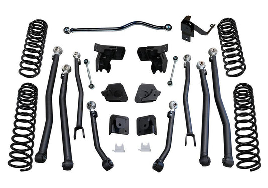 Superlift 4 in Long Arm Lift Kit with Shadow Shocks for Jeep Wrangler JK Unlimited 4-Door (2007-2018)