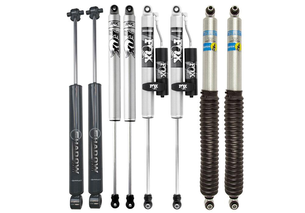 Superlift 4 in Long Arm Lift Kit with Shadow Shocks for Jeep Wrangler JK Unlimited 4-Door (2007-2018)