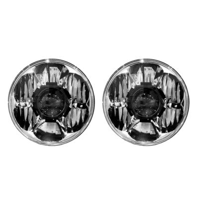 KC HiLiTES Gravity LED Pro 7 in DOT Headlights for Jeep Wrangler JK (2007-2016)