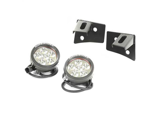 07-16 WRANGLER WINDSHIELD BRACKET LED LIGHT KIT,ROUND