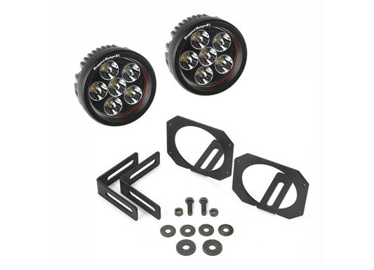 07-15 JEEP WRANGLER LED LIGHT & MOUNT KIT CIRCLE