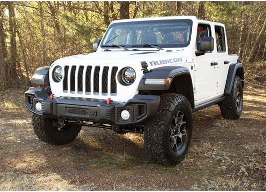 SPARTACUS BUMPER, FRONT, BLACK; 2018-C JEEP WRANGLER/GLADIATOR