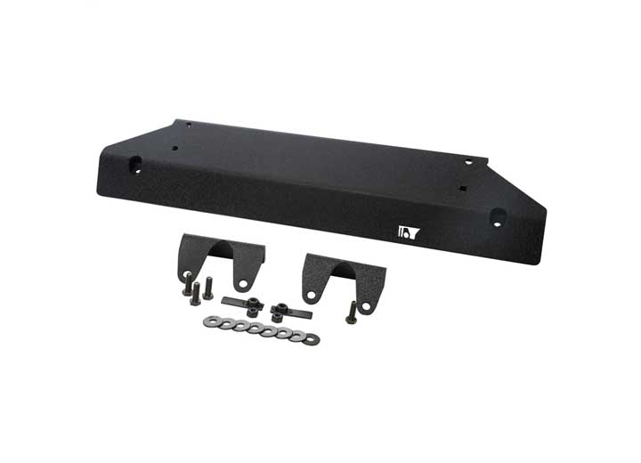 SKID PLATE FRONT, BLACK JK 07-17