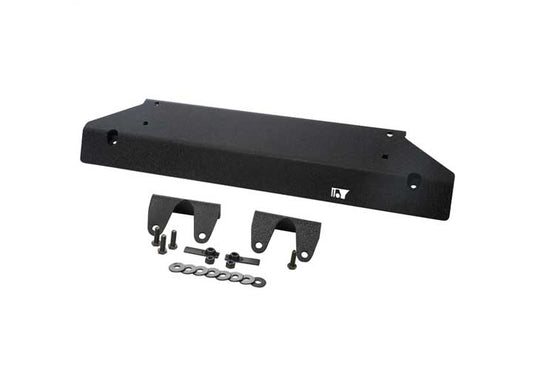 SKID PLATE FRONT, BLACK JK 07-17