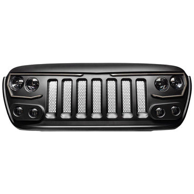 Oracle Lighting VECTOR Pro Series Grille with LED Headlights for Jeep Wrangler JL (2018-2023)